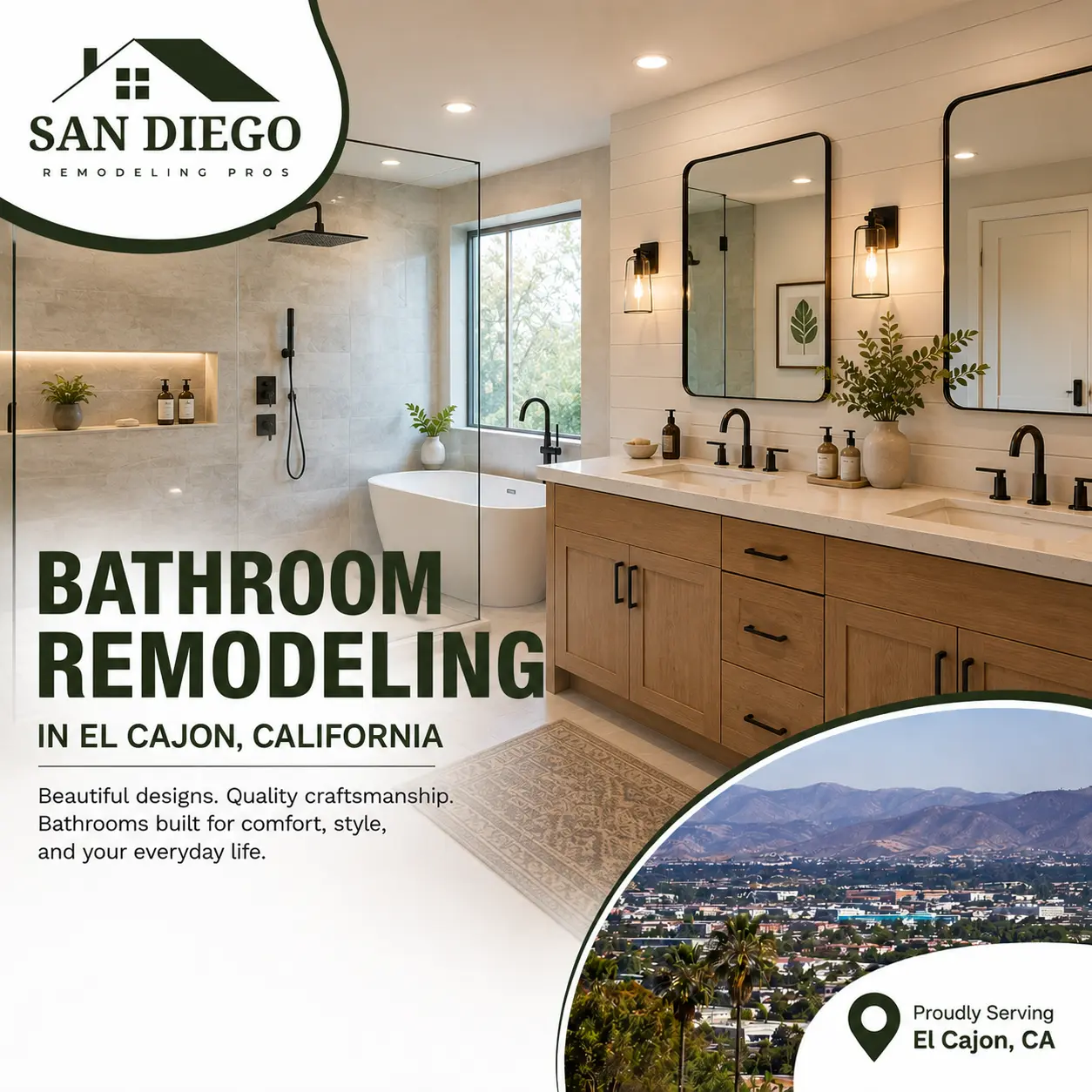 el-cajon-modern-bathroom-remodeling Bathroom Remodeling El Cajon, California